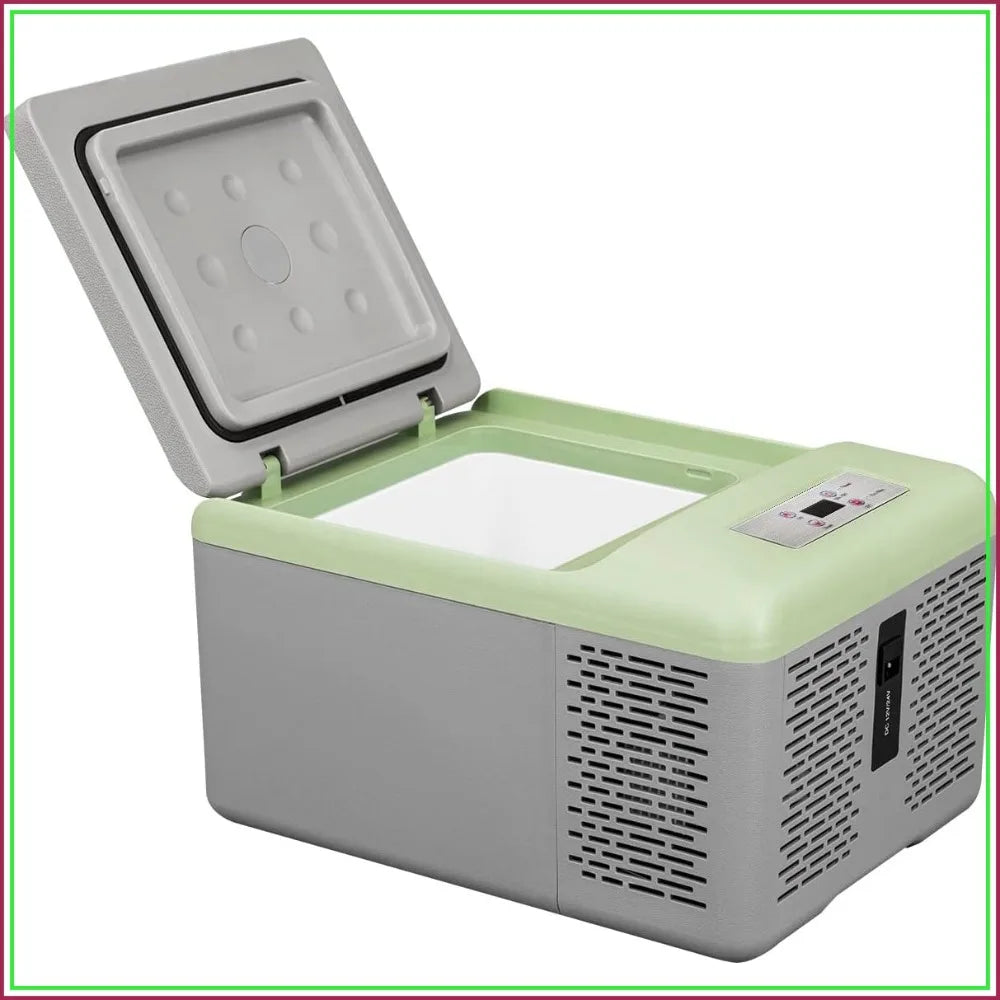 10 Quart Portable Freezer, 12V Car Refrigerator Fast Cooling -20°C to 20°C for Outdoor Camping RV Truck Boat