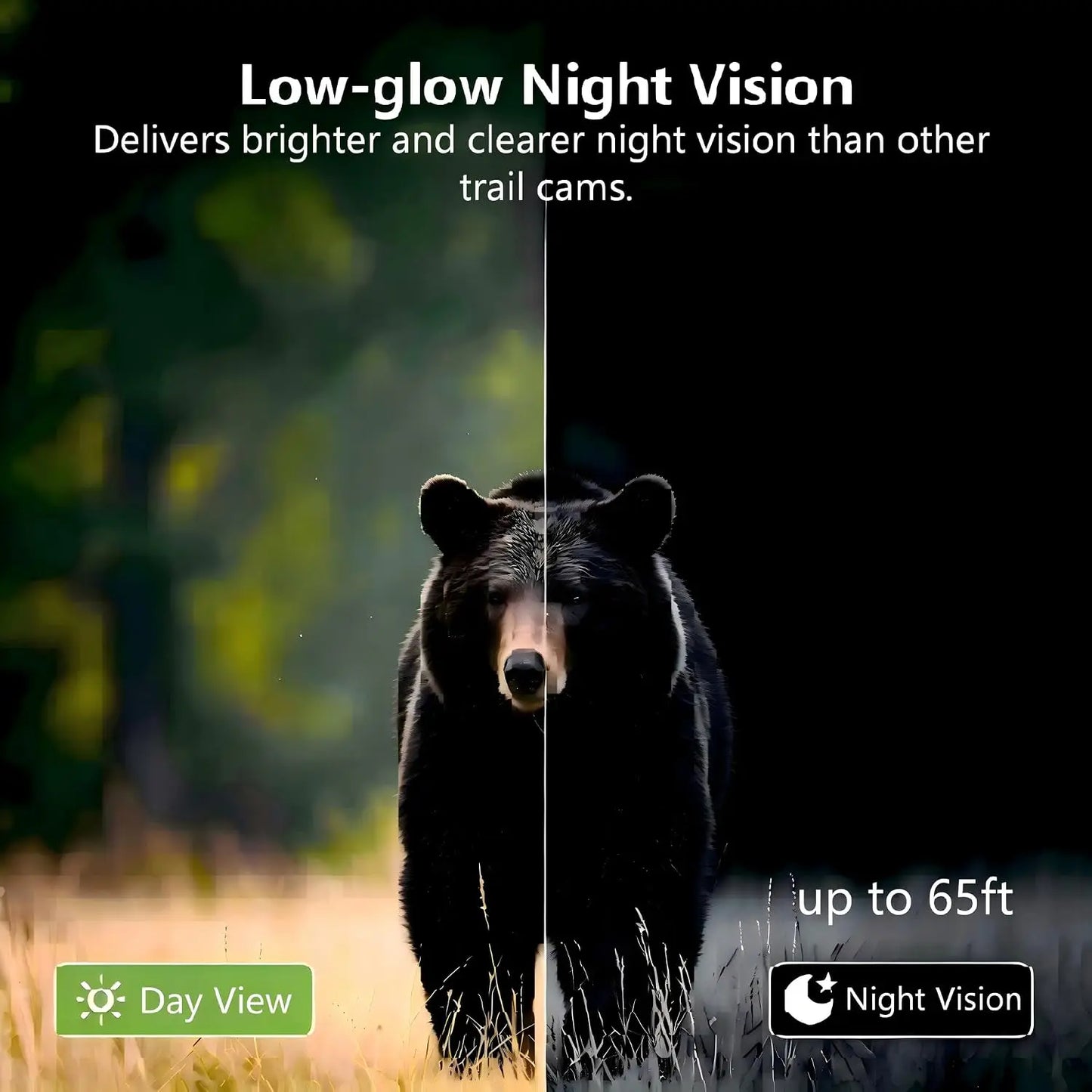 4G LTE Cellular Trail Camera with 360° 2K Live Streaming, SIM Card Included, Low-Glow Night Vision, Solar Powered, Instant Alerts, Dual Storage Options, No WiFi Needed for Hunting & Trail Use