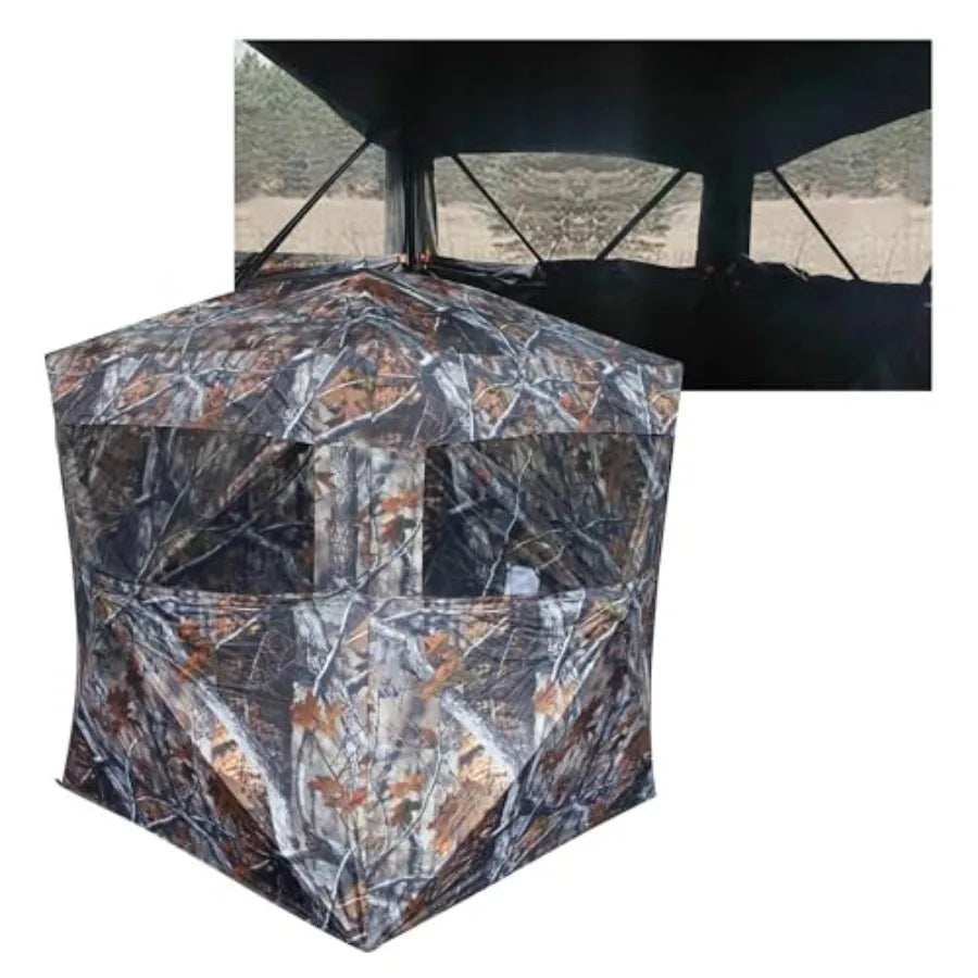 SPUR Collector Hunting Blind, Portable Ground Blind with Silent Windows, Portable Durable Hunting Tent for Deer and Turkey Hunt