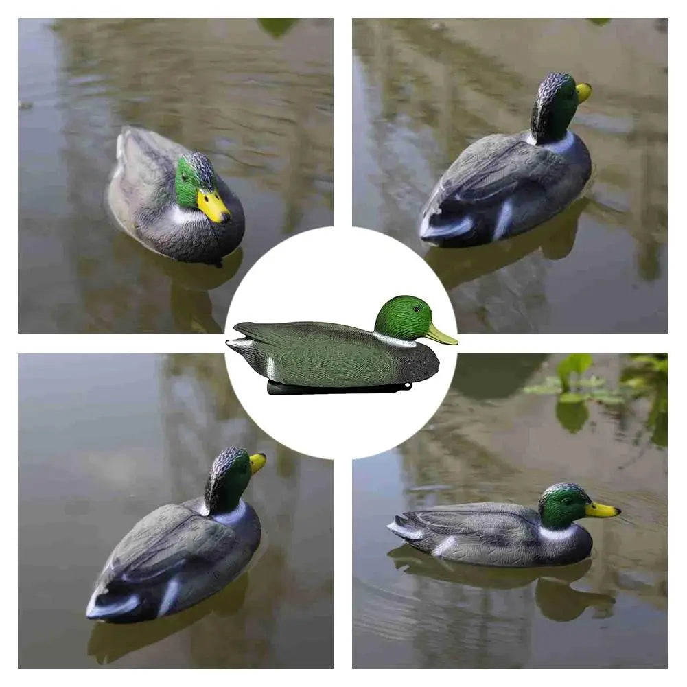 Mandarin Duck Statue Hunting Decoy Artificial Animal Sculpture Home Garden Lawn Ornament Pool Pond Decor