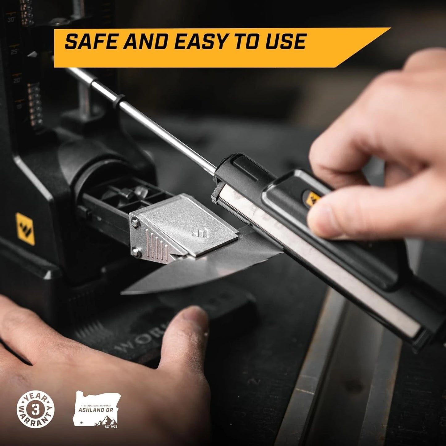 Precision Adjust Elite Knife Sharpener - Adjustable Knife Sharpening System - For Hunting, Serrated & Kitchen Knives·Hot Sale