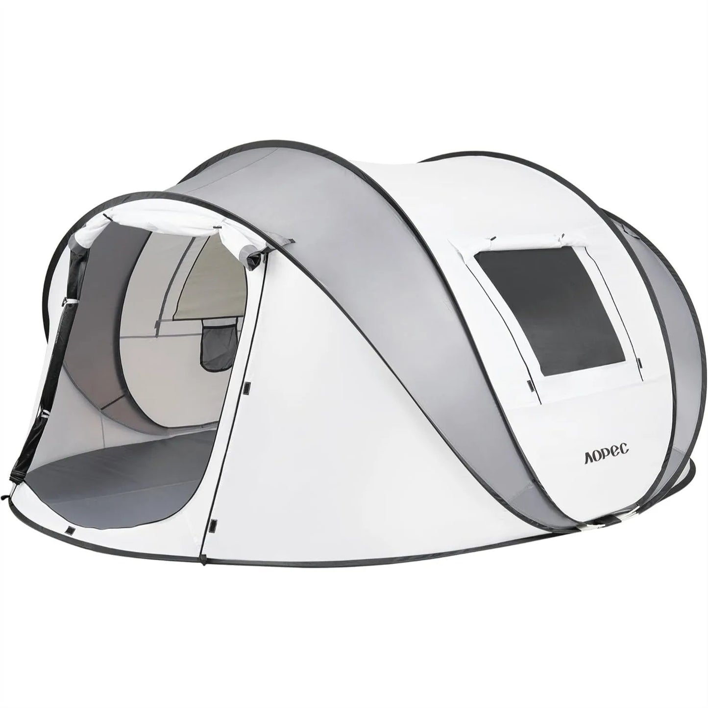 Pop Up Camping Tent 2/4/6 Person Instant Tent Waterproof PU4500mm, Spacious with Front Porch, Quick Setup Lightweight Portable