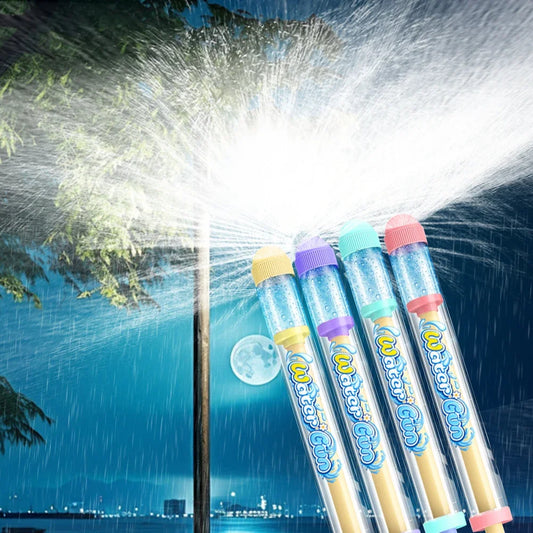 Firework Water Gun Fireworks Style Water Spray Toy Interactive Pull-Out Sprinkler Toy Romantic Photograph Props for Bathing Pool