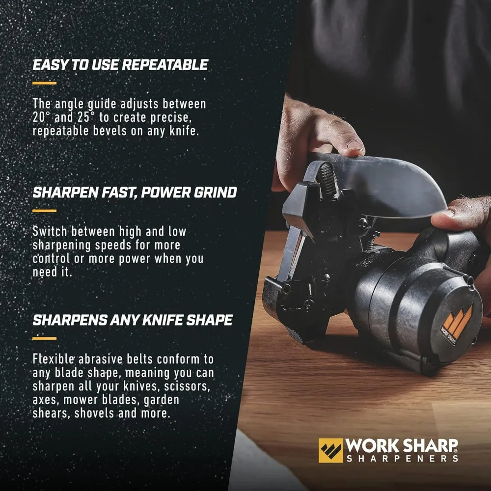 MK2 Professional Electric Knife and Tool Sharpener - Adjustable Tool and Knife Sharpening System