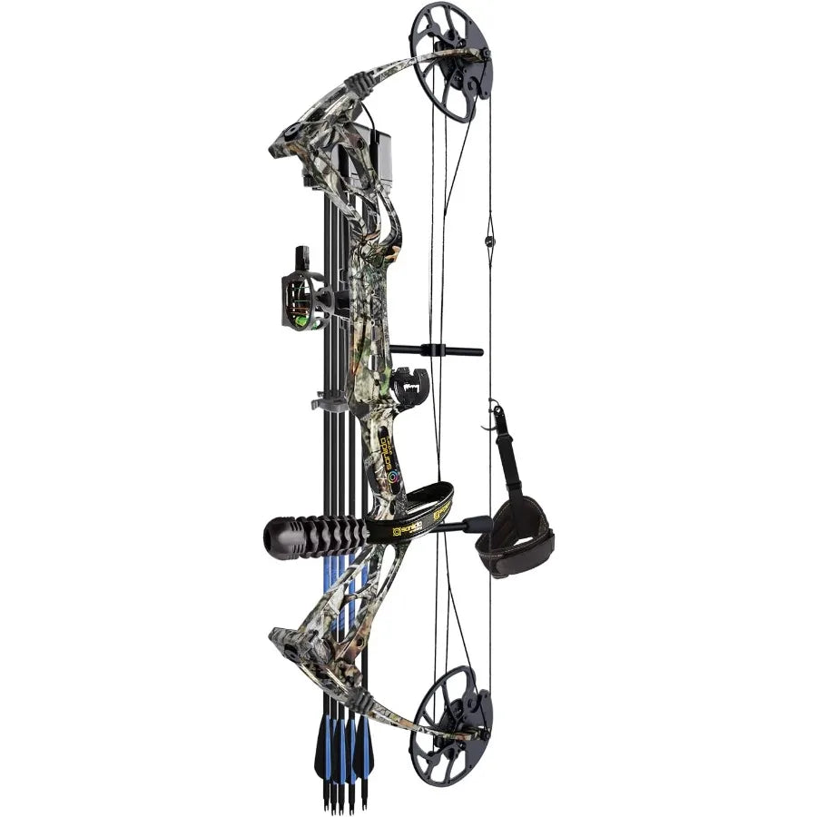 Archery Dragon X8 RTH Compound Bow Package for Adults and Teens with Adjustable Draw Length from 18 to 31 Variable Draw