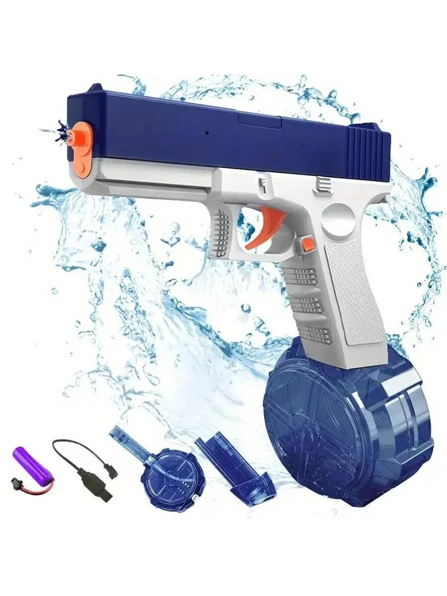 Electric Water Gun, Automatic Squirt Guns Water Pistol For Kids Ages 6-12 With Large Capacity, Water Blasters For Kids Boys