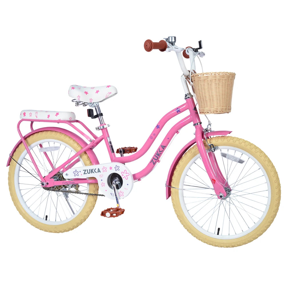 Multiple Colors,Girls Bike with Basket for 7-10 Years Old Kids,20 inch  wheel ,No Training Wheels Included