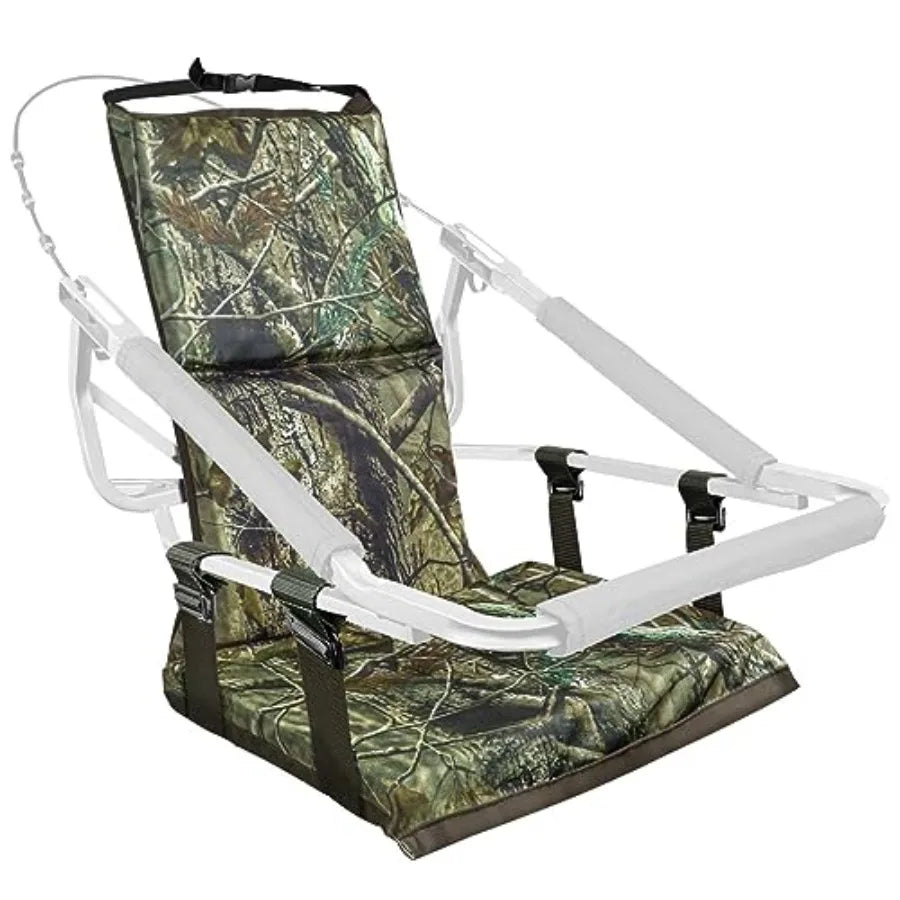 Tree Stand Seat Replacement, Adjustable Treestand Seats for Hunting, Comfortable Hunting Tree Seat Fits Climber Deer Tree Stand
