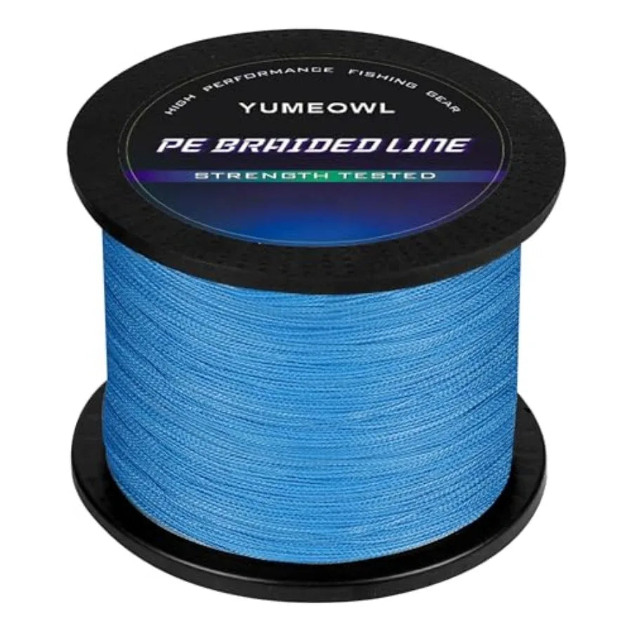 Thinner Braided Fishing Line, Ultra-Strong Abrasion Resistant Zero Stretch Braided Line, 4and8 Strand
