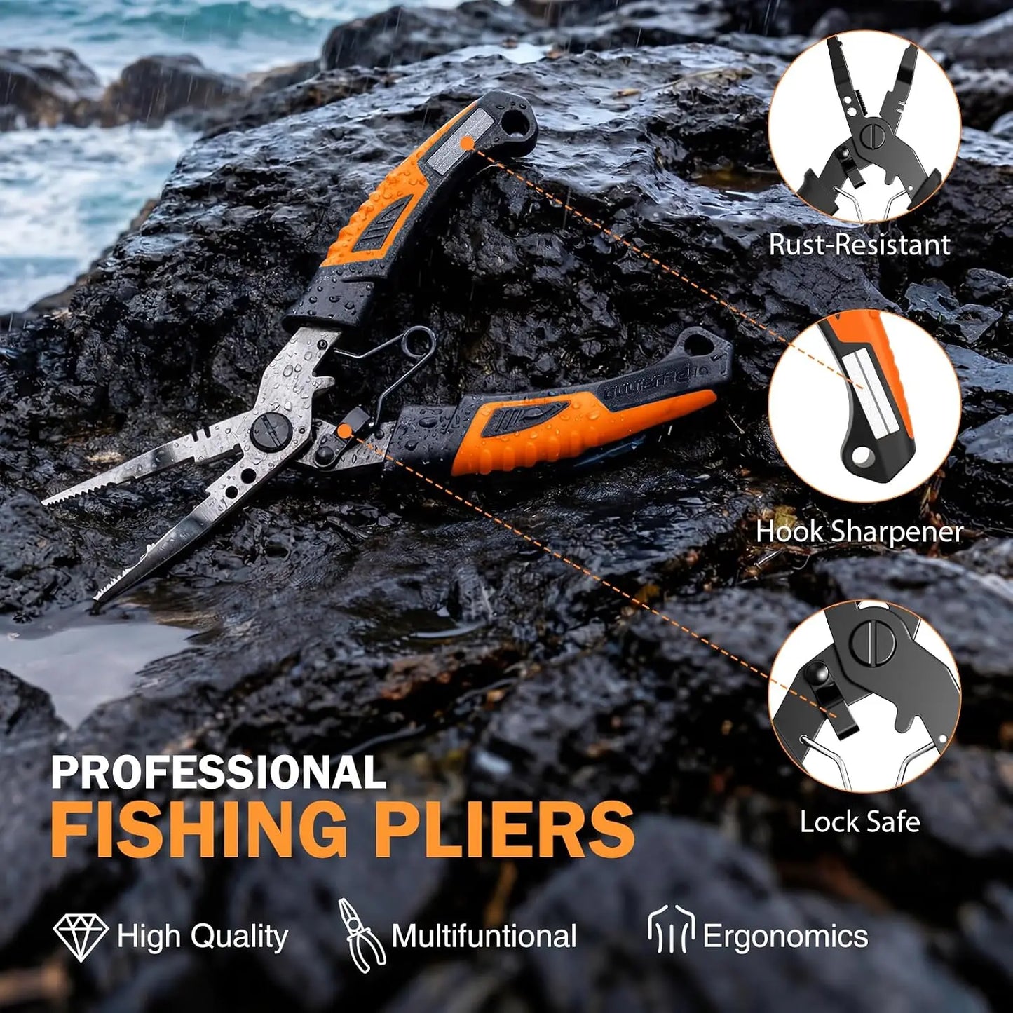Fishing Rod and Reel Combo with Backpack, Net, Tackle Box Kit for Freshwater and Saltwater Fishing Gear for Men