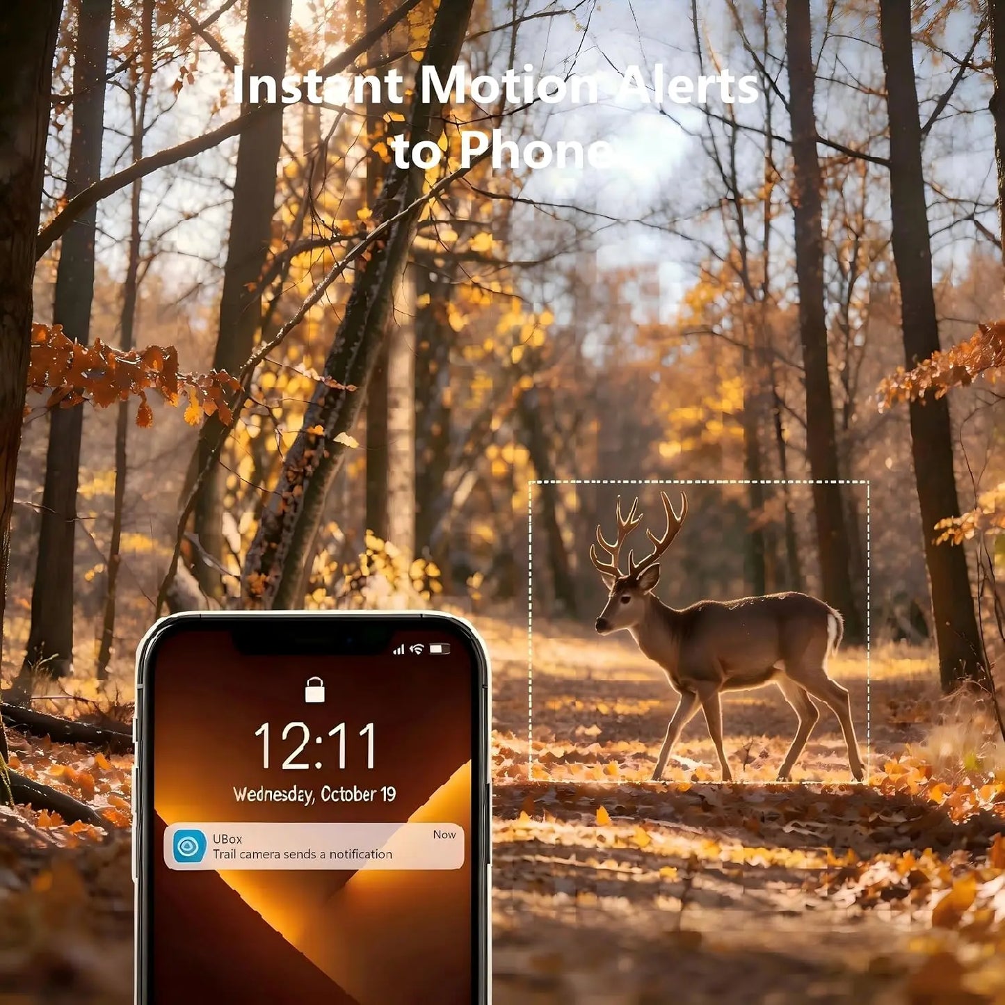 4G LTE Cellular Trail Camera with 360° 2K Live Streaming, SIM Card Included, Low-Glow Night Vision, Solar Powered, Instant Alerts, Dual Storage Options, No WiFi Needed for Hunting & Trail Use