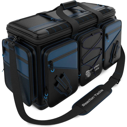 NEW - Fishing Tackle Bag – Salt Water Resistant Fishing Bag, 1000D PVC Waterproof Material, Tackle Box Organizer-New upgrade