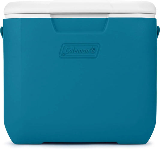 30qt Insulated Portable Cooler with Ice Retention & Large Carry Handle, Made in USA, Ideal for Camping, Tailgating, Parties