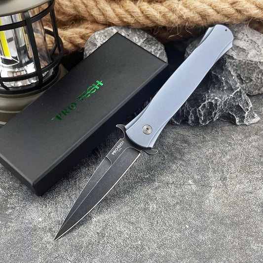 PRO 1921 Utility Survival Pocket Folding Knife D2 Blade Aluminium Handle Multi-purpose Tactical Fishing Multifunctional EDC Tool
