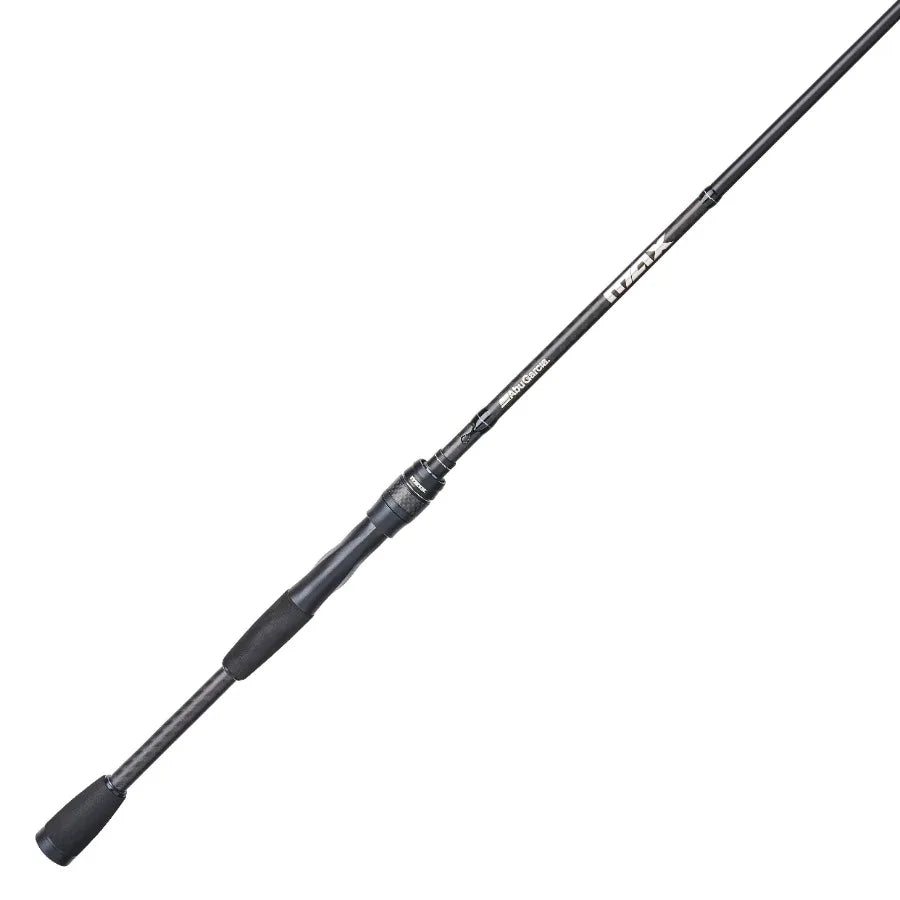 Max Spinning Rod for freshwater fishing, graphite composite, black and silver, ultra-sensitive tip with fast action