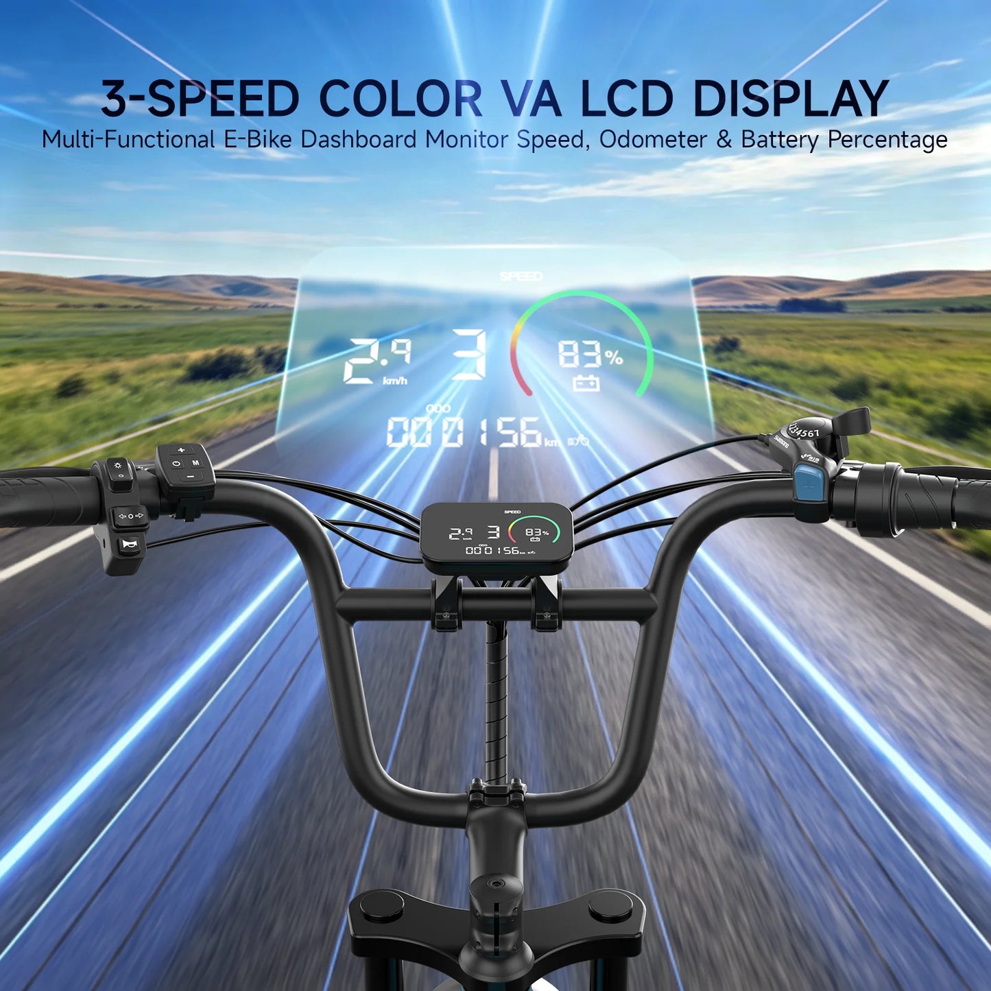 OBX 500W Electric Bike for Adults Max 25MPH+ Battery 36V 13AH E-Bike Electric Bicycle 16x4" Fat Tire Mountain Bike