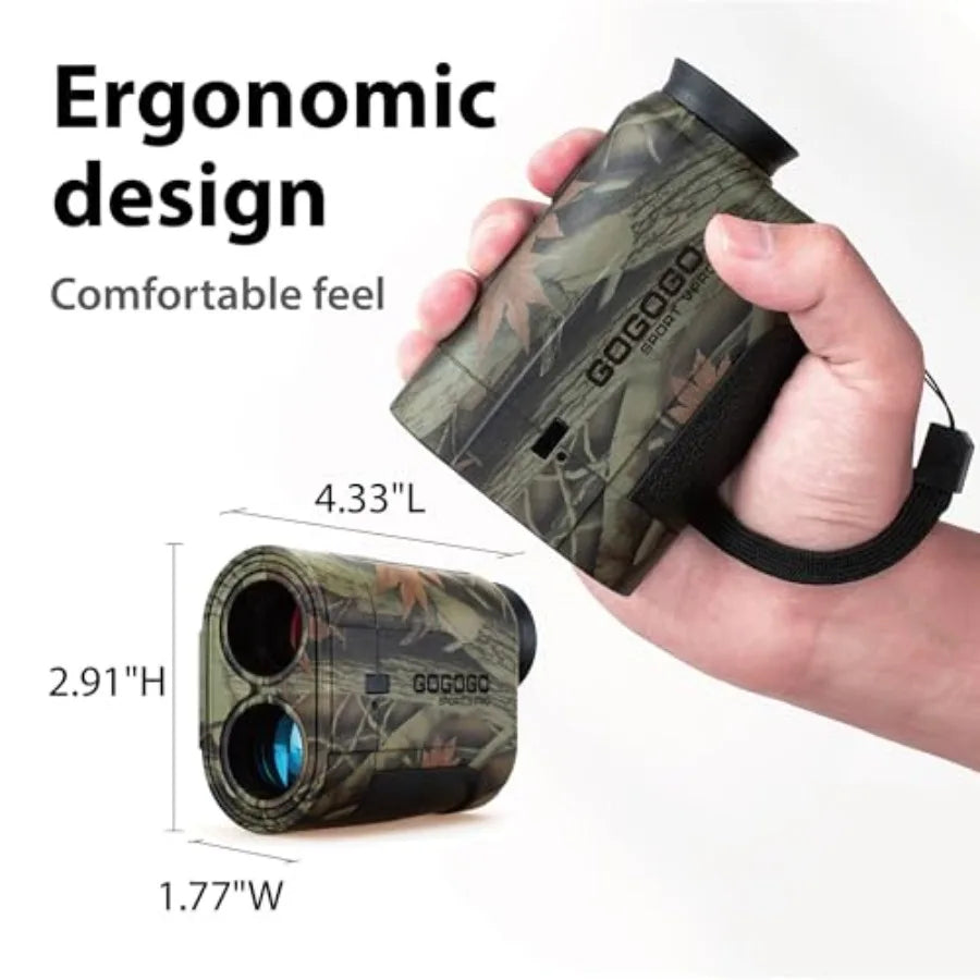 Hunting Rangefinder with Angle and Horizontal Distance 1200 Yards Laser Range Finder for Hunter