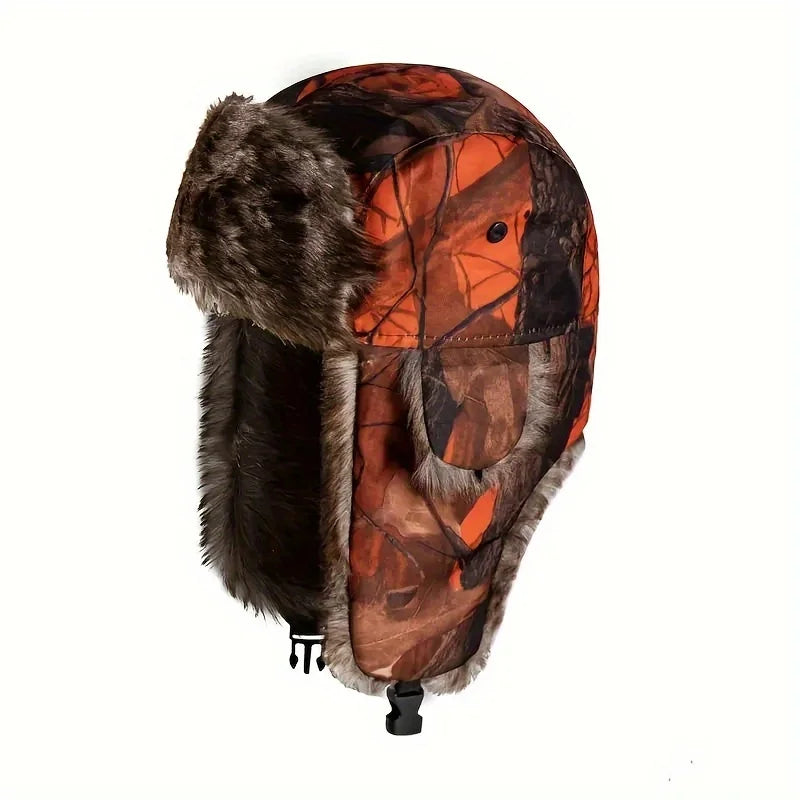 Winter Camouflage Hunter Hat Ear Protection Warm Outdoor Mountaineering Hunting Hiking Ear Protection Warm Hat