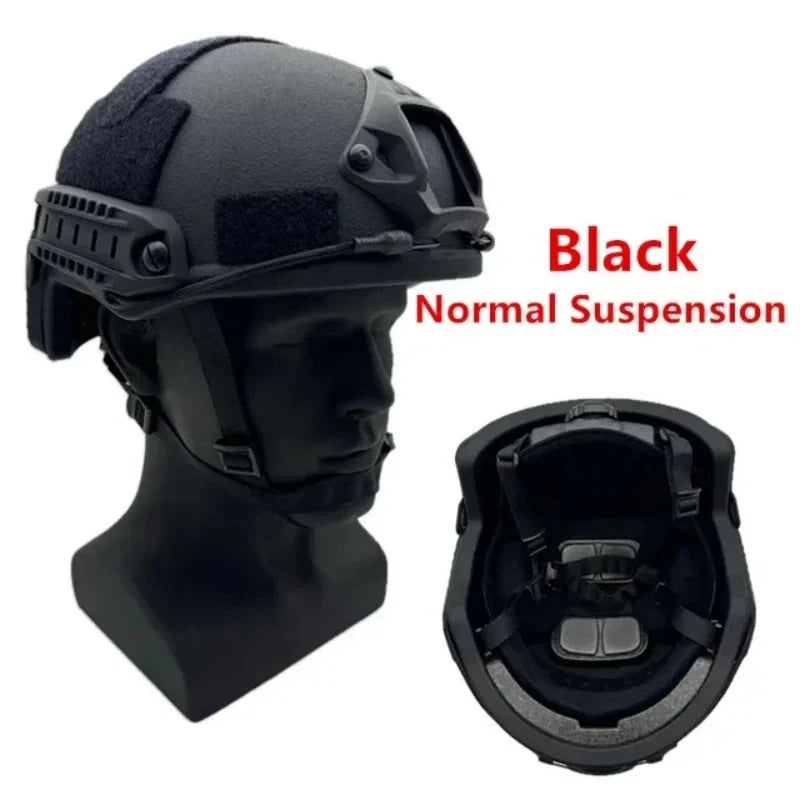 Ballistic ACH High Cut Tactical Helmet Kevla High Quality Ballistic Helmet NIJ IIIA FAST Wendy's Suspension Pad Ballistic Helmet