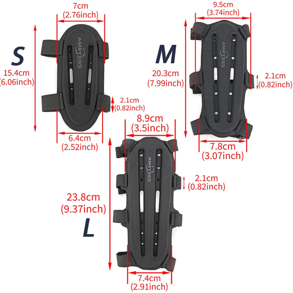 Archery Arm Guard S and L Size EVA Foam Adjustable Strap for Recurve Bow Hunting Target Shooting Protection Gear