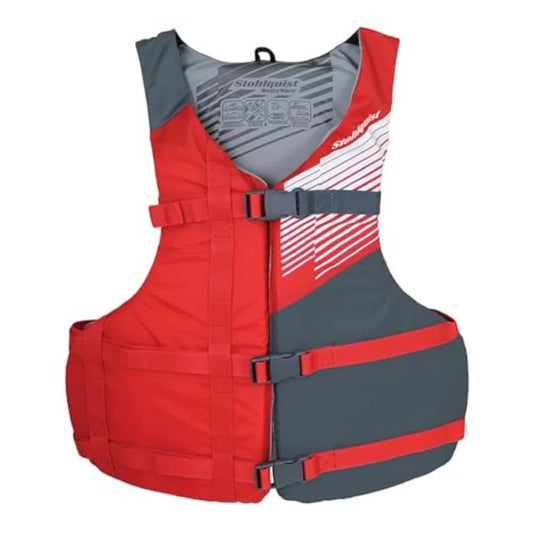 Life Jacket 50-90 lbs - Coast Guard Approved Life Vest - Type III PFD for Boys and Girls - Secure and Adjustable Fit for Swimmi