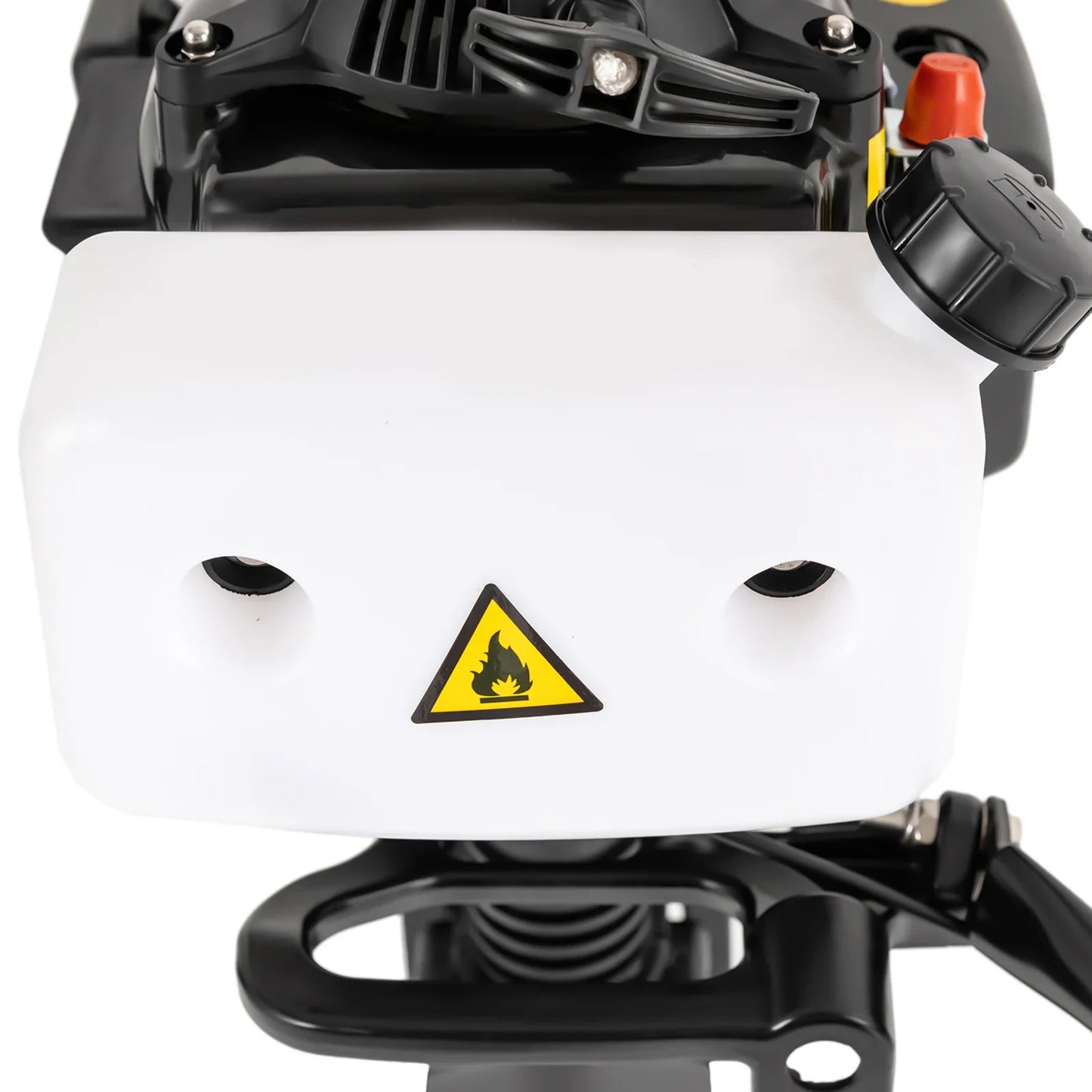 4-Stroke 4HP Outboard Motor Short Shaft, 55CC 5500RPM Heavy Duty Fishing Boat Engine with CDI Ignition System and Wind Cooling, Inflatable Boat Motor for Fishery Production, Water Rescue