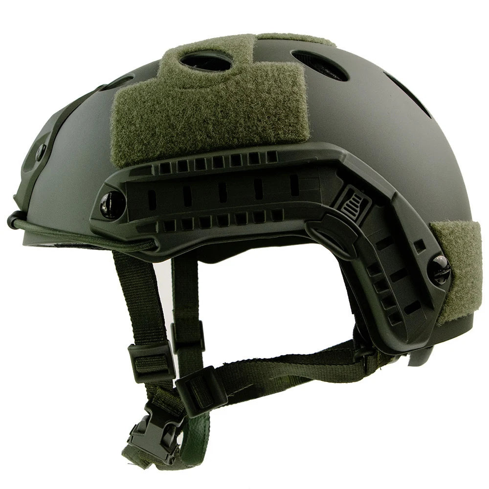 BOOIU FAST Helmet MH PJ BJ Airsoft TacticsHelmets ABS Outdoor CS Paintball Shooting Game Protective Equipment