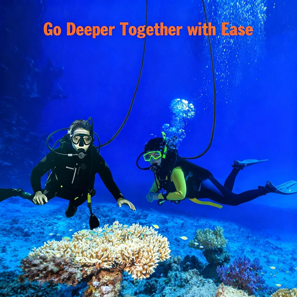 Oxygen Diving Respirator Battery Life Of 8Hours Capable Of Reaching Depths Of Up To 18Meters For Fishing And Rescue Operations