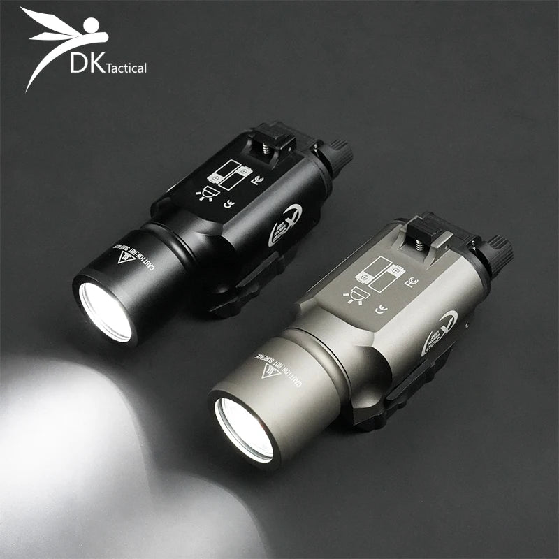 US Warehouse Tactical SF X300 X300U M600C M300 Flashlight Hunting Weapons Scout Light Airsoft Lamp Accessories Fit 20mm Rail