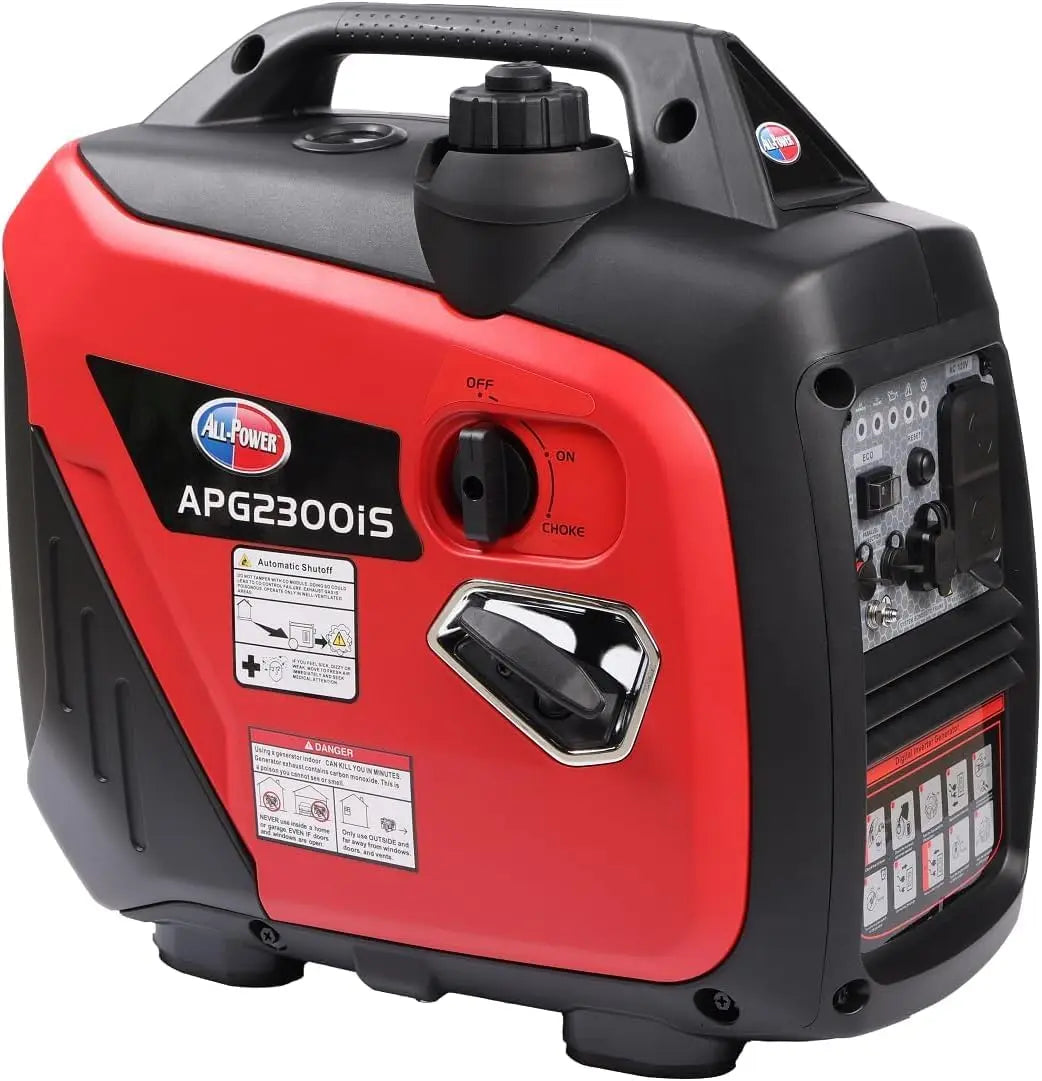 2300W Portable Inverter Generator for Home Use, Quiet Small Generator for Camping Outdoor, EPA Power Station with Fuel Shut Off and CO Minder, ECO Mode