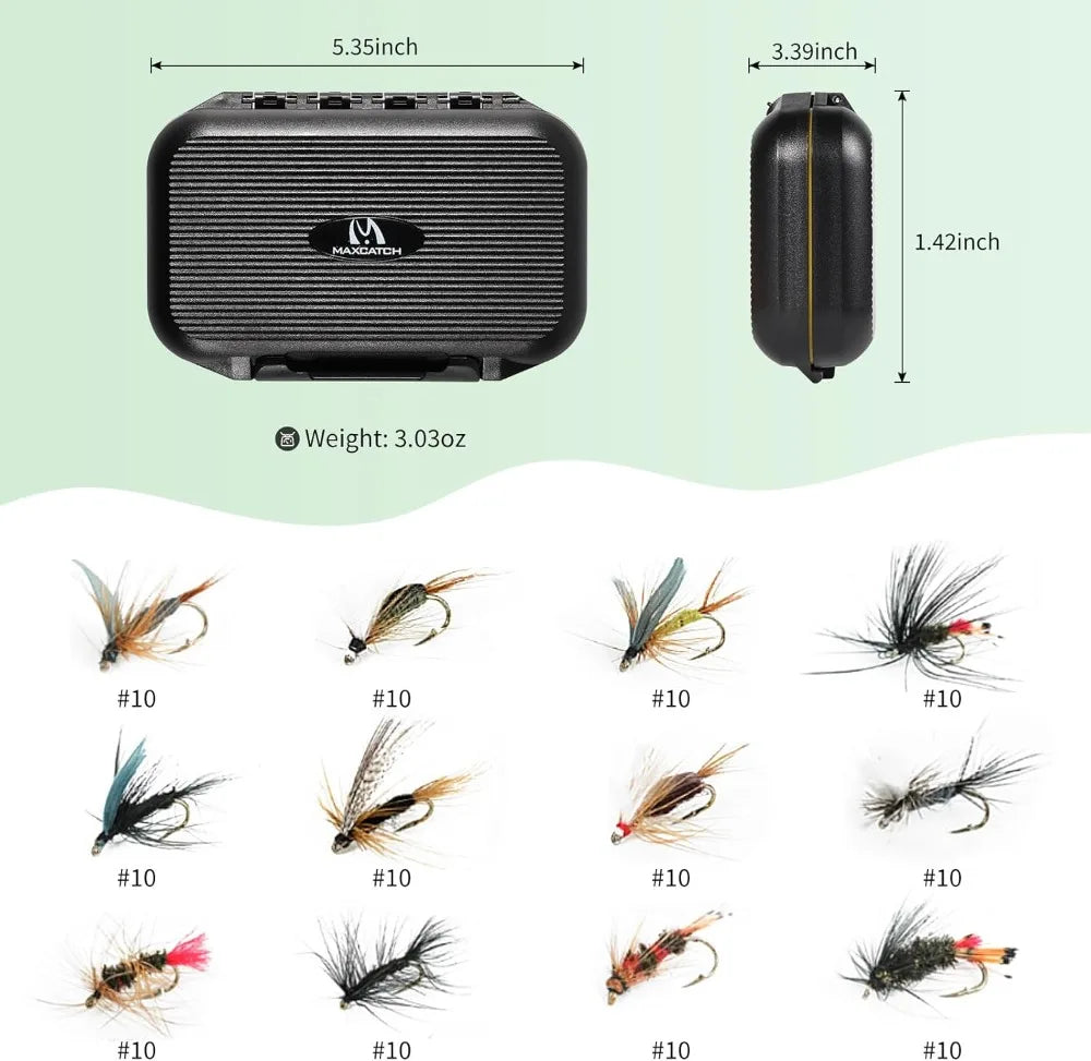 Extreme Fly Fishing Combo Kit 3/5/6/8 Weight, Starter Fly Rod and Reel Outfit with Protective Travel Case