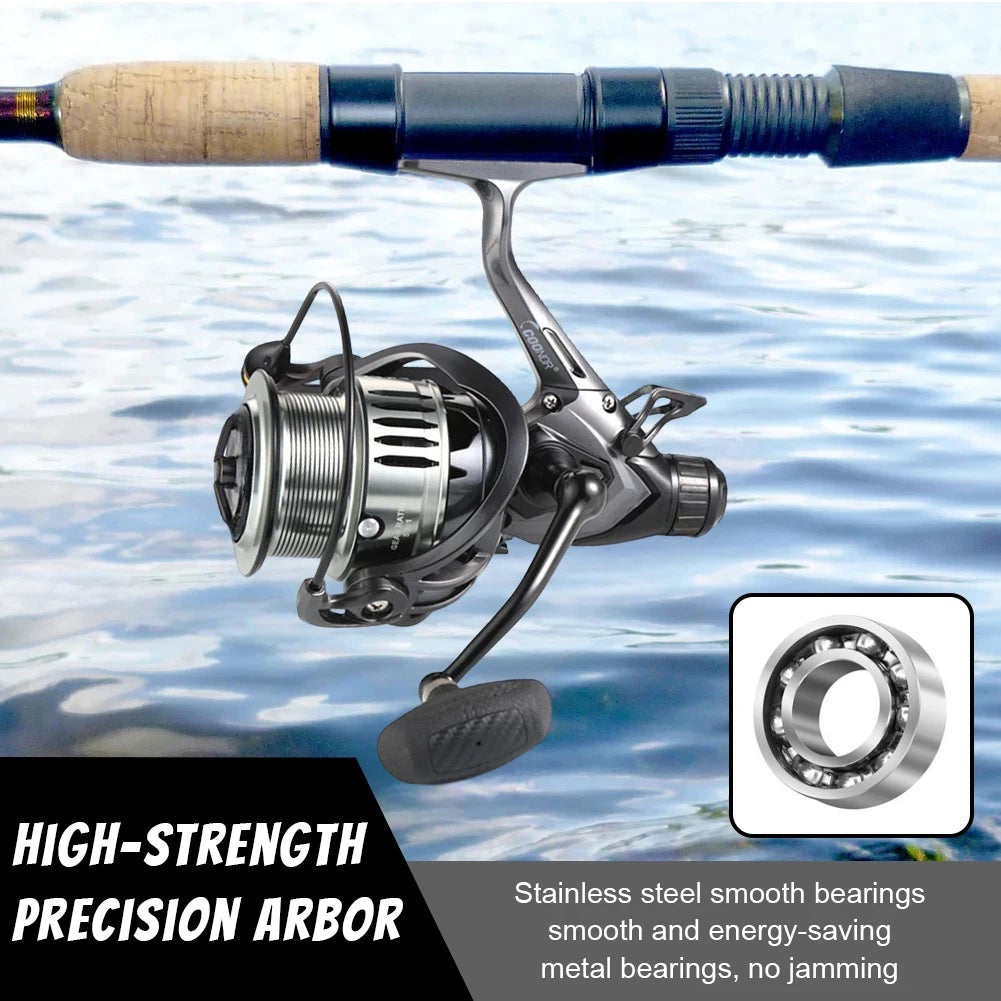 Spinning Fishing Reel Metal Fishing Reel Spool Fishing Reel  Carp Fishing Reel Fishing Tackle Carp Fishing Accessory