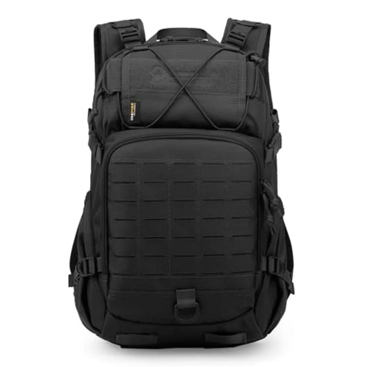 Small Military Tactical Backpack for Men 25L Molle Cordura Backpack for Hiking Camping Rucking Black Durable Lightweight with M