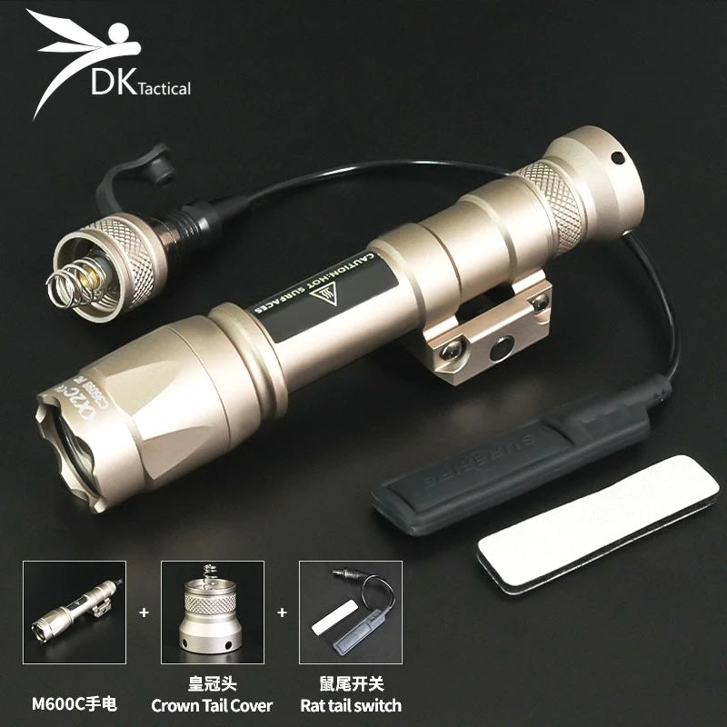 US Warehouse Tactical SF X300 X300U M600C M300 Flashlight Hunting Weapons Scout Light Airsoft Lamp Accessories Fit 20mm Rail