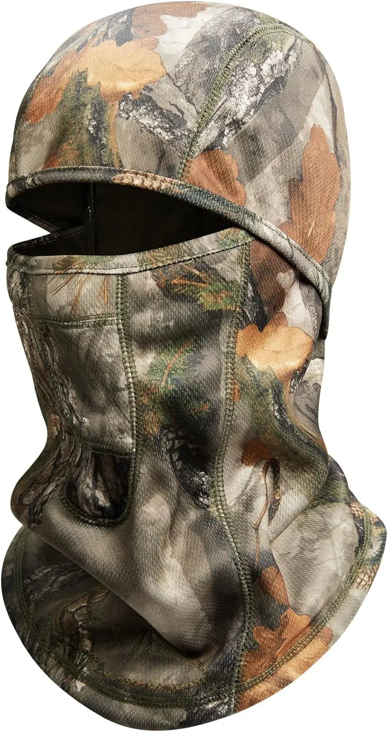 Camo Balaclava Hunting Face Mask Winter- Lightweight, Warm, for Men & Women Hunters