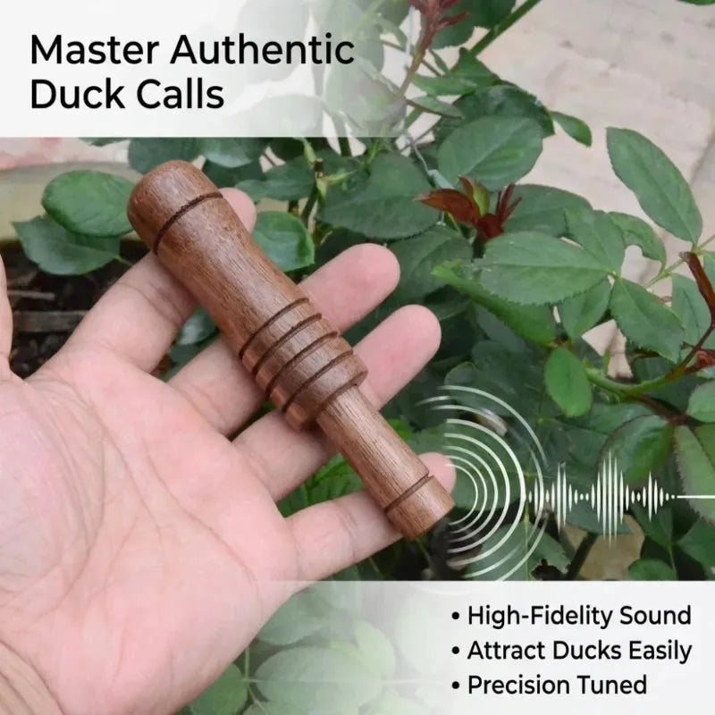 Outdoor Hunting Whistle Decoy Imitate Pheasant Duck Call Voice Call Bird Goose Voice Trap Brown Oak Wooden Whistle Drop Ship