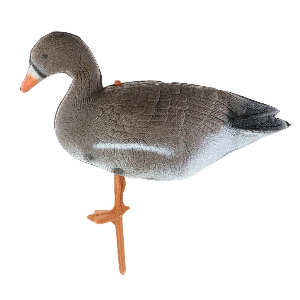 Vivid Foaming Goose Hunting Decoy 3D Ornament Plastic Scarecrow Pest Simulation Hunting Supplies for Bird Control Outdoor Garden