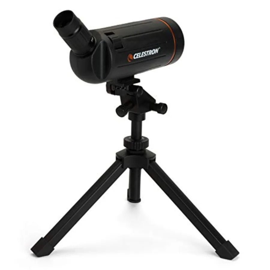 Celestron Mini Mak 70mm Angled Spotting Scope Maksutov Spotting Scope for Long Range Viewing with 2575x Zoom Eyepiece Multi-Coa