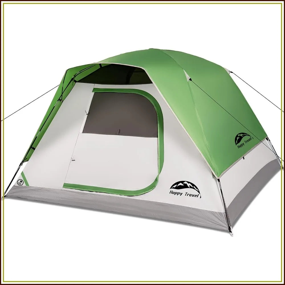 4/6 Person Dome Tent, Waterproof, Easy Setup, Portable for Camping & Hiking