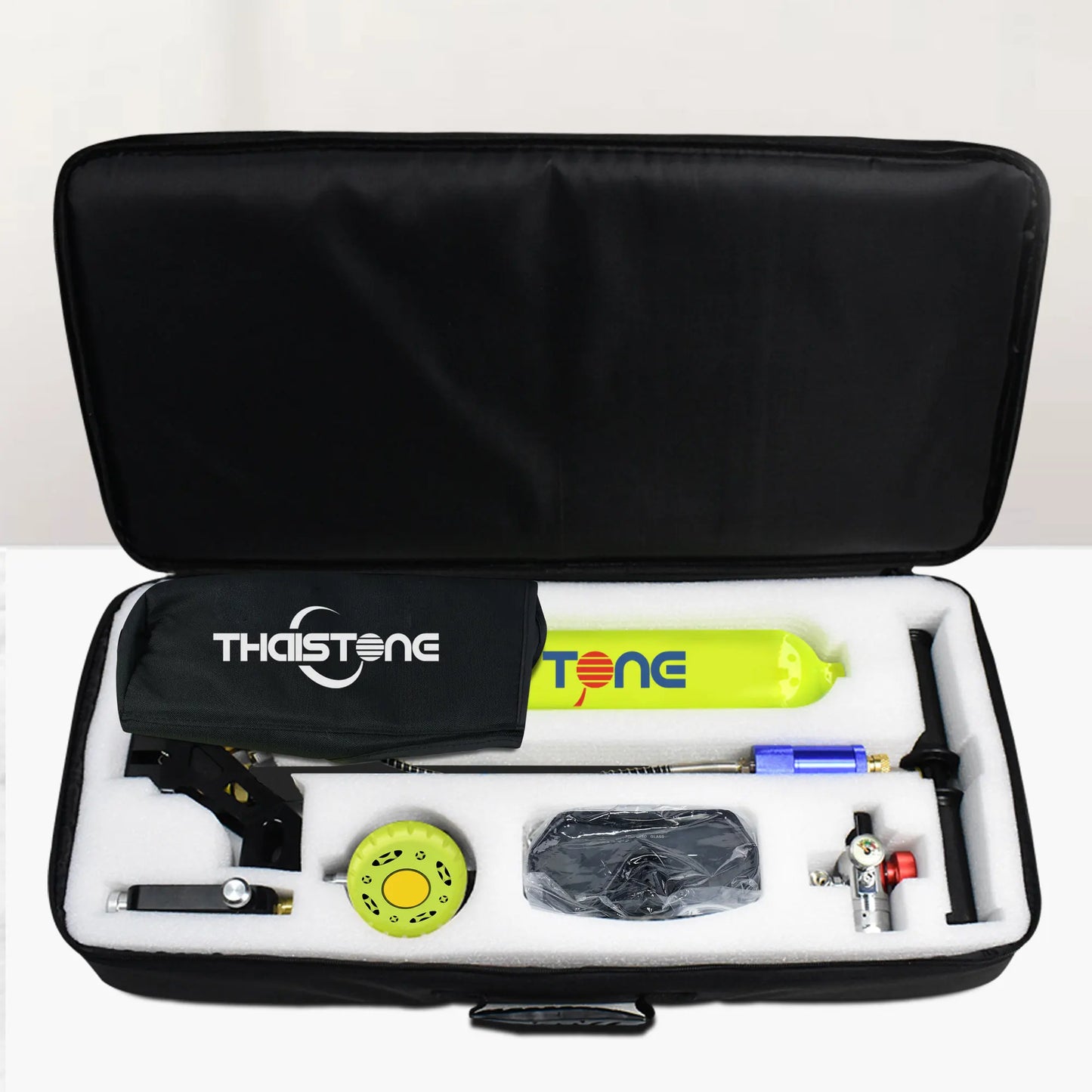 THAISTONE-1L Scuba Diving Tank Backup Air Cylinder Emergency Rescue Pony Bottle