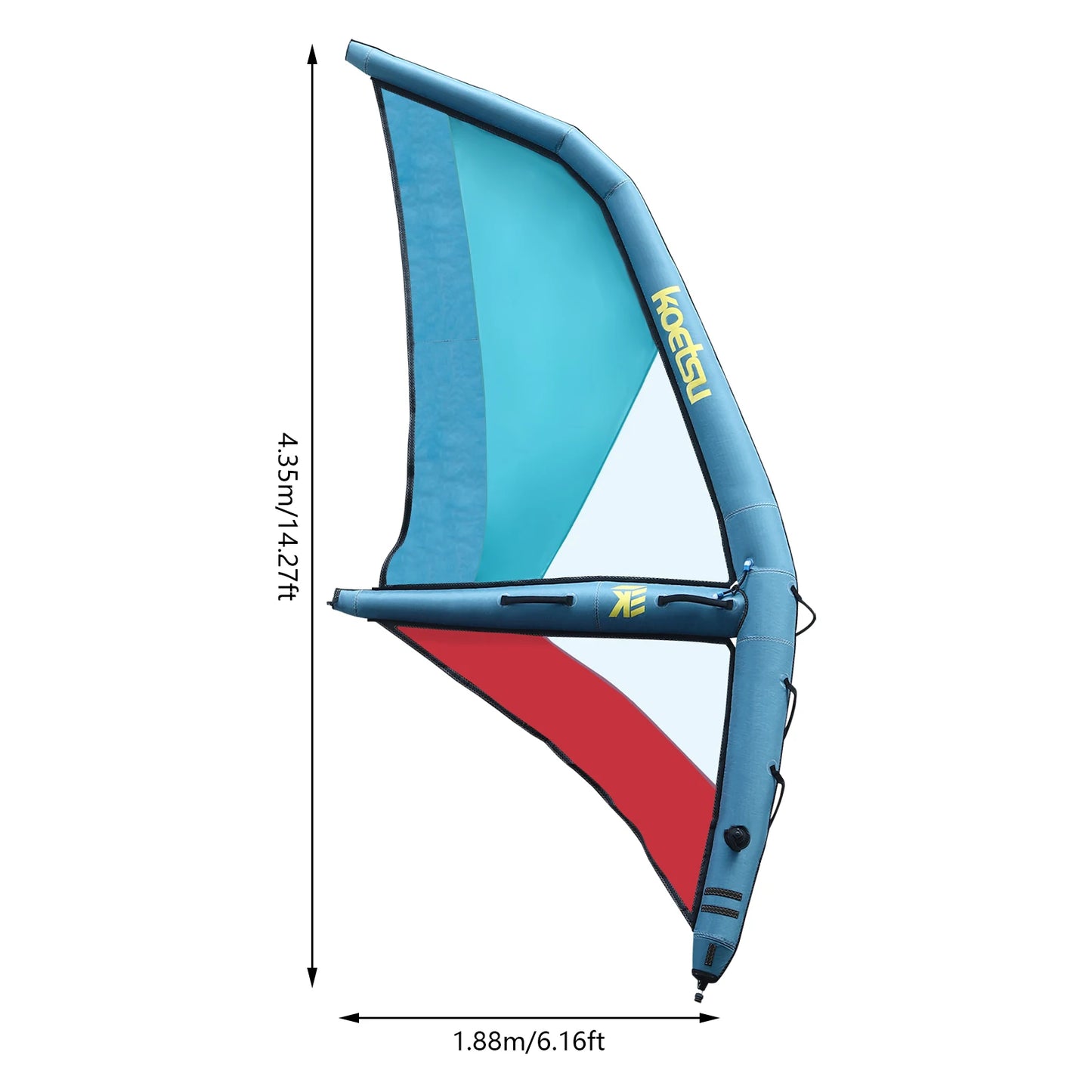 Paddle Board Sail, 45.21ft² SUP Sail Kit with Oxford PVC Fabric, Waterproof Durable Windsurfing Sail for Stand Up Paddle Board