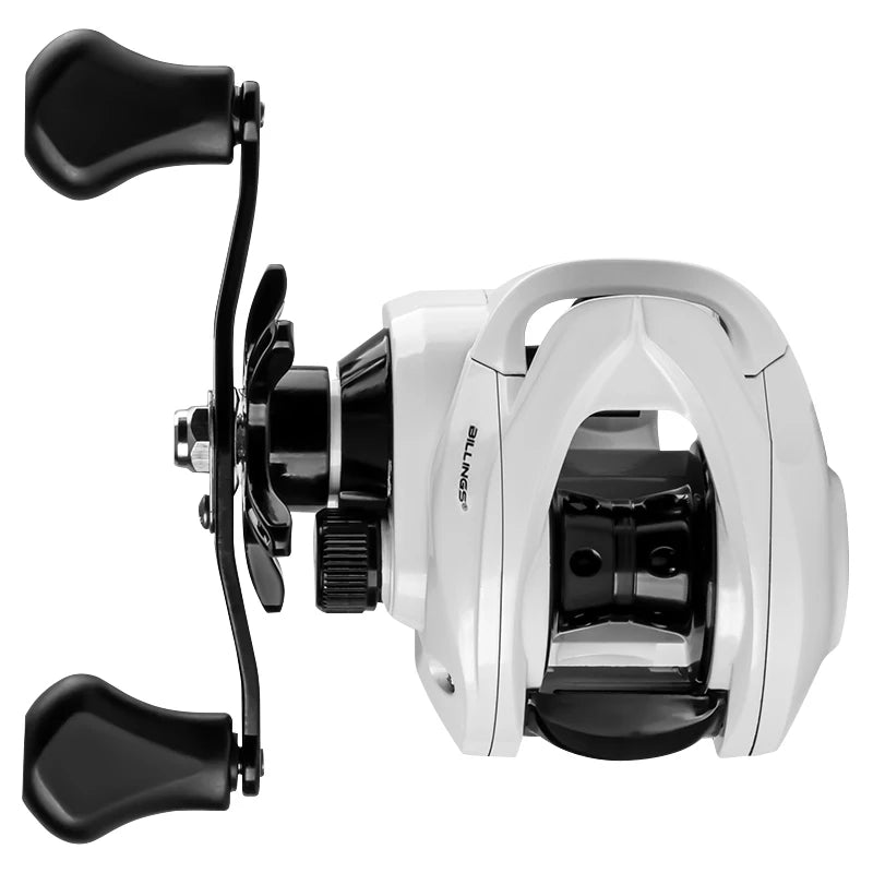 BILLINGS  Baitcasting Reel 8KG Max Drag Baitcaster Fishing Reels 6.3:1 Gear Ratio Fresh Saltwater Magnetic Brake System Casting Reel