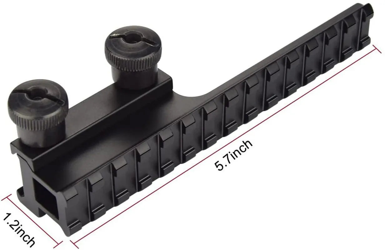 1' Extended Riser Scope Mount High Profile Aluminum Picatinny Riser 14 Slot