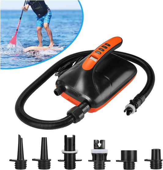 20PSI Dual Stage Auto-Off Air Pump for Paddle Boards, Kayaks & Boats