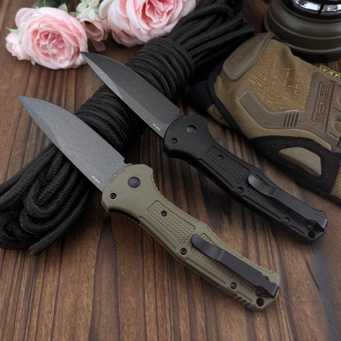 Best-selling 9070 Jungle Folding Pocket Knife: High-quality D2 Blade, Nylon Fiber Handle. Ideal for Mountaineering, Cutting, Hiking, and Exploration. A Versatile Tool for Everyday Carry (EDC), Hiking, Camping, and Outdoor Act
