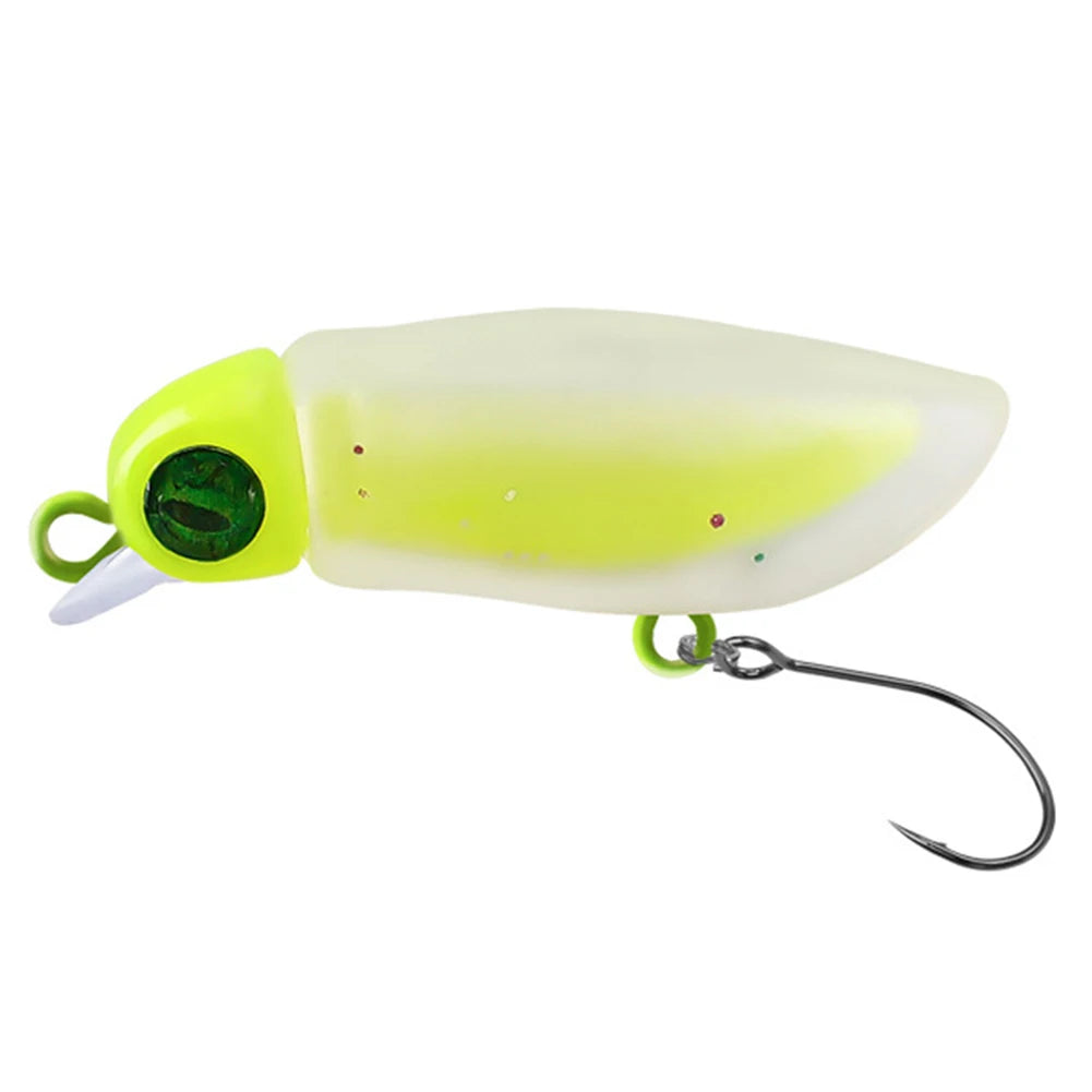 1-30pcs Insect Micro Soft Plastic Bait Trout Spinner Crank Bait Mini Floating Trout Lure Artificial Wobblers For Perch 5color