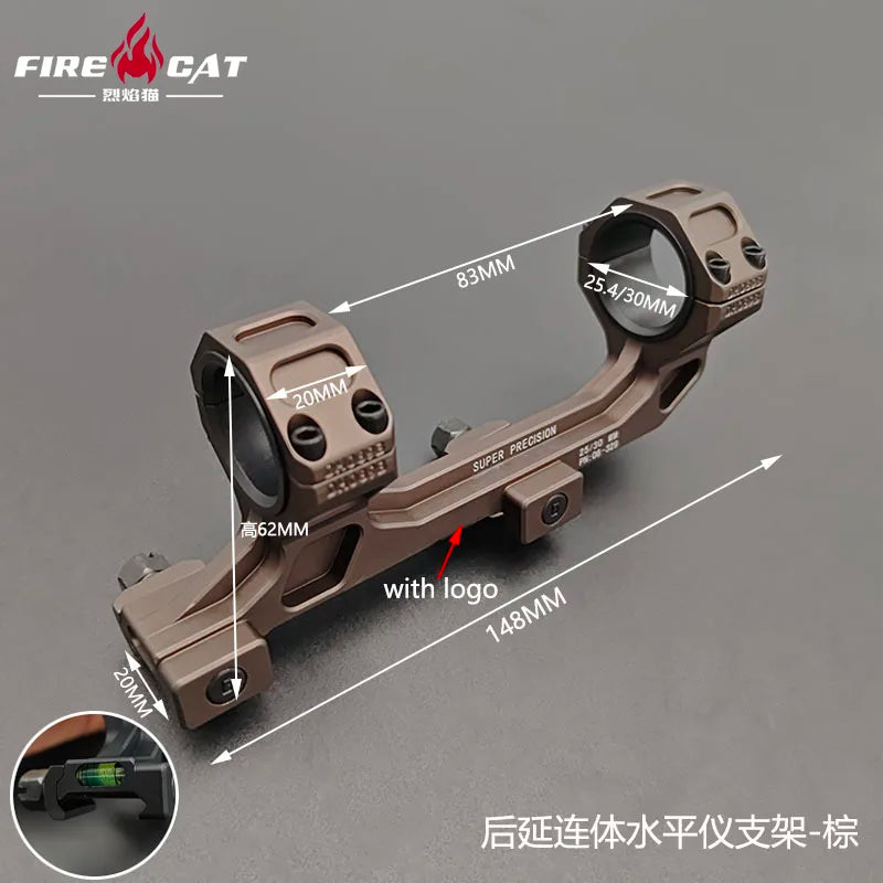 US Warehouse Tactical GEISSE Rifle Scope Mount Rings Optical Sight Rifle Scope Cantilever 25.4mm/30mm AR15 Bracket for 20mm Rail