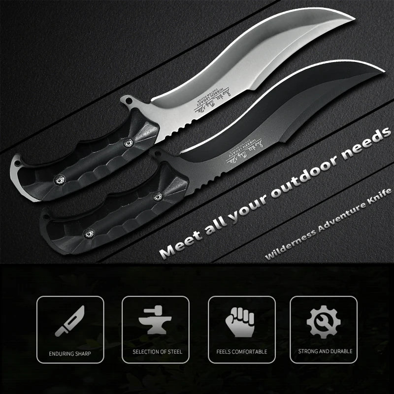 S038A Straight Knife, a sharp and multi-functional box opening tool, is suitable for outdoor camping, hunting and self-defense.