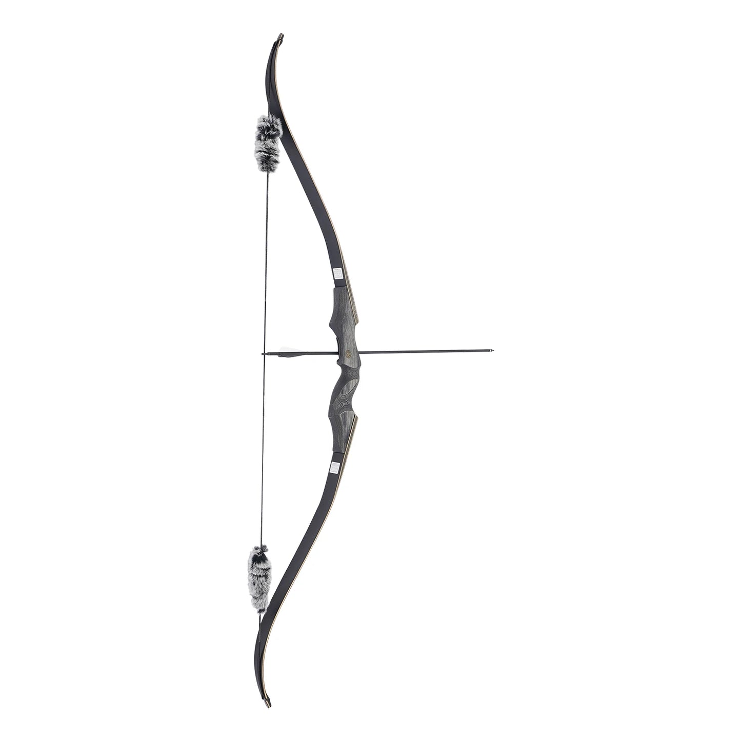 45lbs Black Takedown Recurve Bow, Wooden Recurve Bow Take-down Design, Recurve Bow Kit
