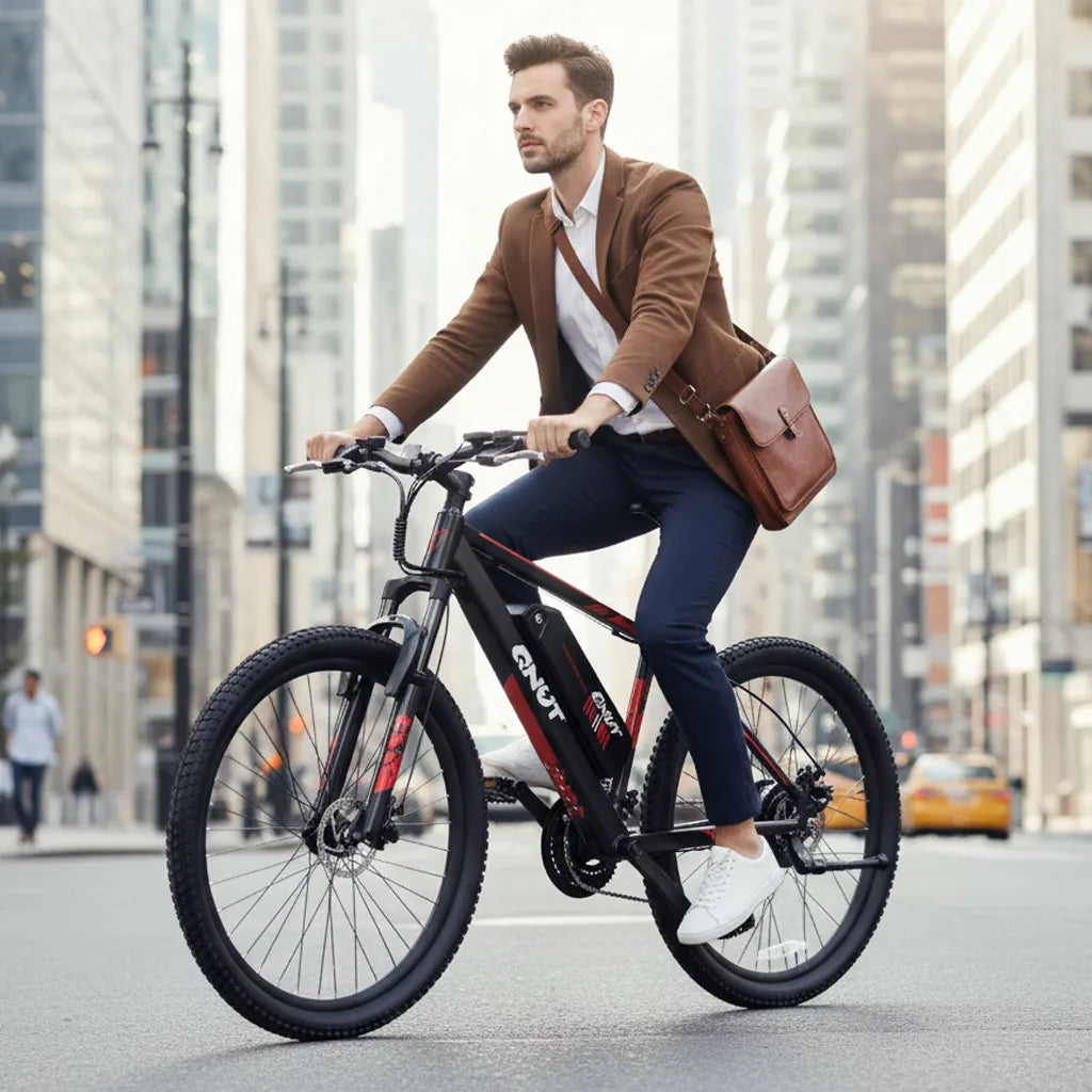 QNUT Victor3.0 Mountain Electric Bicycle 1000W 36V 10.4AH Electric Bike 26' Tire All-Terrain Ebike Urban Off-Road Commuter Adult E-Bike